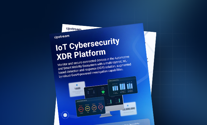 Upstream for IoT Cybersecurity Solution Overview
